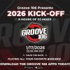 Groove 106 Presents: The 2026 Kick-Off – 8 Hours of Nonstop DJ Mixes!